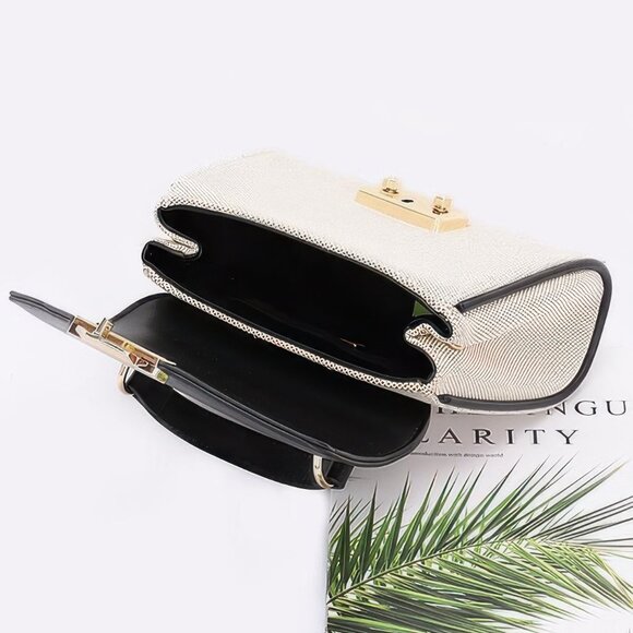 Canvas Top Handle Flap Bag - Picture 5 of 5